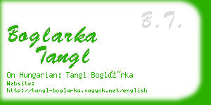 boglarka tangl business card